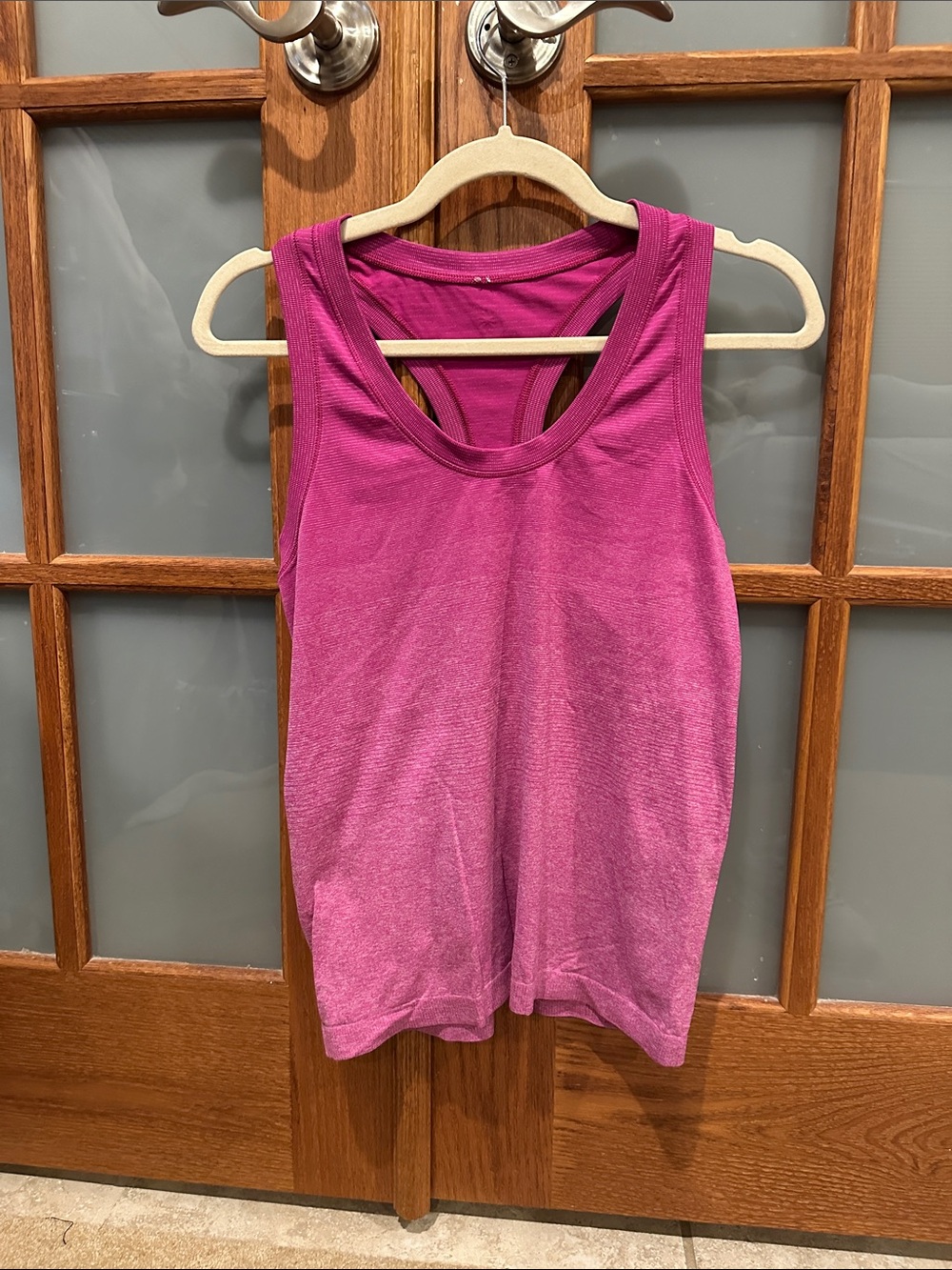 Athleta Magenta Racerback Tank Top